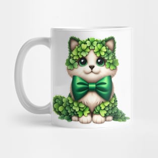 Clover Ragdoll Cat St Patricks Day Mug